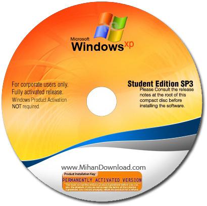 دانلود ويندوز ايکس پي Windows XP SP3 Pro Corporate Student Edition February 2011