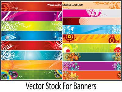 Vector Stock For Banners-وکتورهای جدید مخصوص طراحی بنر