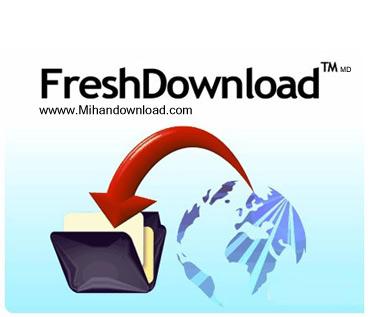 مدیریت دانلود فایل از اینترنت با Fresh Download v8