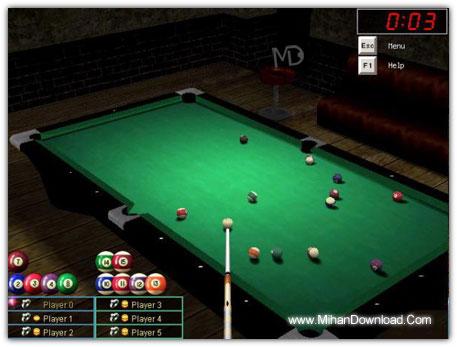 دانلود بازی بیلیارد Carom 3D Billardo Online 2011