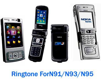 رینگتون های فابریک نوکیا مدل های N91 و N93 و N95