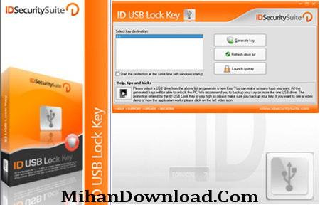 قفل کردن کامپیوتر با فلش مموری ID USB Lock Key 1.3 Full Version