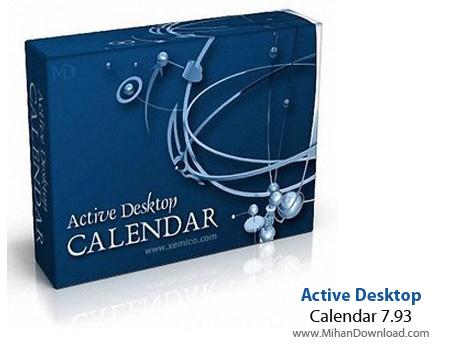 نرم افزار تقویم بسیار زیبا برای ویندوز Active Desktop Calendar 7.93 Build 100615