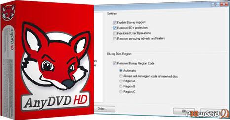 دانلود AnyDVD HD 6.8.0.5 - نرم افزار کپی و خلق دی وی دی های HD