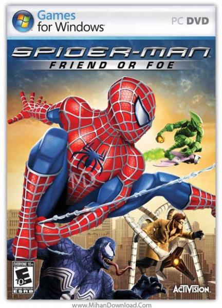 دانلود رایگان بازی کامپیوتری فوق العاده مرد عنکبوتی Spiderman : Friend Or Foe