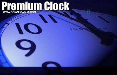 ساعت دیواری زیبا در دسکتاپ با Premium Clock 2.60 Final