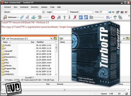 دانلود نرم افزار TurboFTP 6.30 Build 812