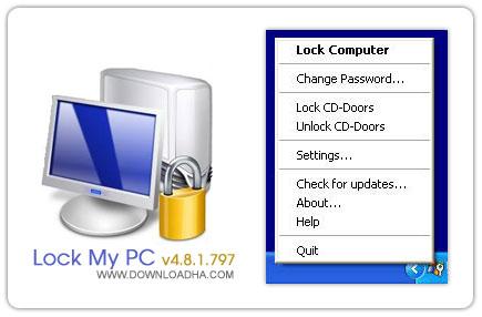 قفل کردن کامپیوتر در زمان های دلخواه با Lock My PC v4.8.1.797