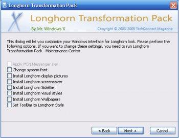 Longhorn Transformation Pack 10.5