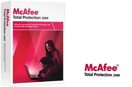 بسته امنیتی بسیار قدرتمند(انتی ویروس مکافی) McAfee Total Protection v2009