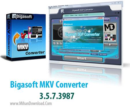 دانلود نرم افزار تبدیل MKV به فرمت های مختلف Bigasoft MKV Converter 3.5.7.3987