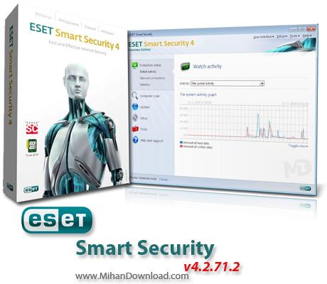 دانلود نرم افزار ESET Smart Security v4.2.71.2