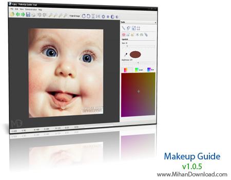نرم افزار رتوش و آرایش چهره در عکس همراه با آموزش کار با آن Makeup Guide v1.0.5
