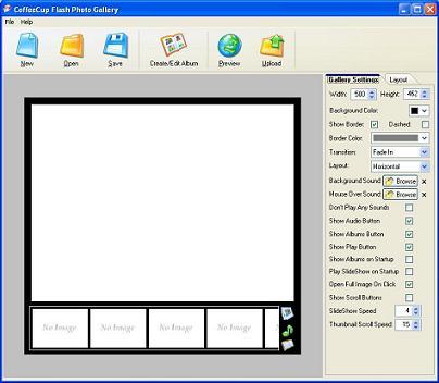 نرم افزار براي ساخت البوم عكس فلشCoffeeCup Flash Photo Gallery v.5.6