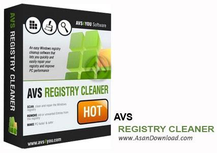 پاکسازی رجیستری و فایل های اضافی AVS Registry Cleaner v2.1.2.224