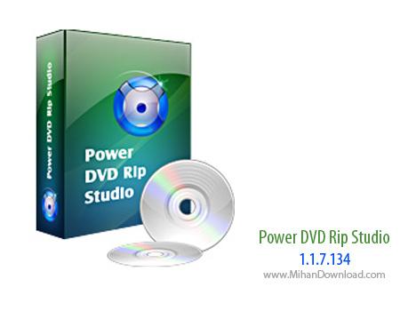 نرم افزار تبدیل فیلم های دی وی دی به فرمتهای کم حجم ویدیویی Power DVD Rip Studio 1.1.7.134