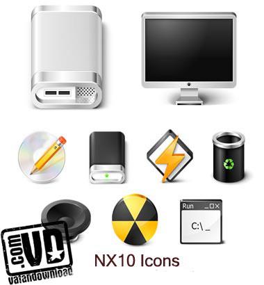 مجموعه آیکون های جدید ویندوز با نام NX10 Icons