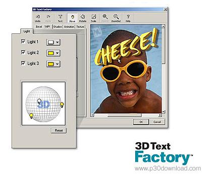 ساخت متن 3 بعدی توسط 3D Text Factory 1.0