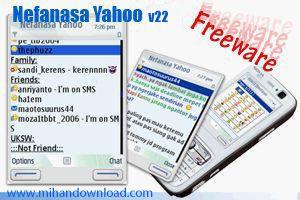 برنامه موبایل چت در یاهو مسنجر Nefanasa Yahoo Messenger v.2.2.21 J2ME