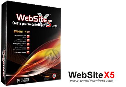 طراحی سایت تنها در 5 مرحله! Incomedia Website Evolution X5 v8.0.0.15