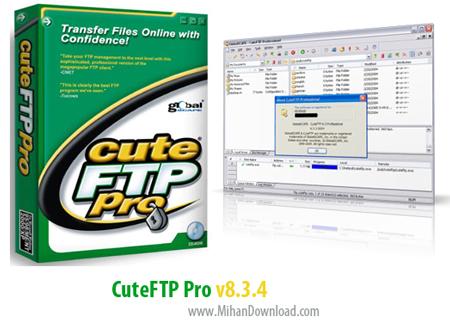 دانلود نرم افزار دانلود و آپلود در اف تی پی CuteFTP Pro v8.3.4