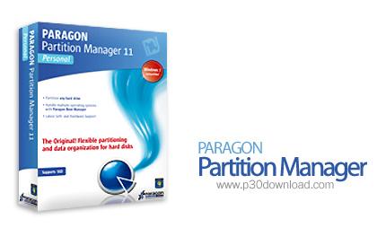 مدیریت پارتیشن های هارد دیسک توسط Paragon Partition Manager 11.9887 SE Personal