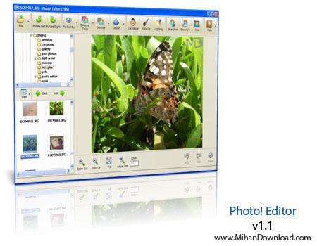 نرم افزار رایگان ویرایش عکس با ابزارهای متنوع گرافیکی Photo! Editor v1.1