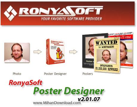 دانلود نرم افزار ساخت پوستر RonyaSoft Poster Designer v2.01.07