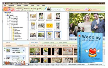 دانلود Wedding Album Maker Gold v3.21 نرم افزاری مخصوص ساخت آلبوم های عکس عروسی