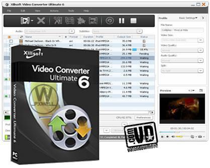 مبدل قدرتمند فایل های صوتی و تصویری با Xilisoft Video Converter Ultimate 6.0.14 Build 1104