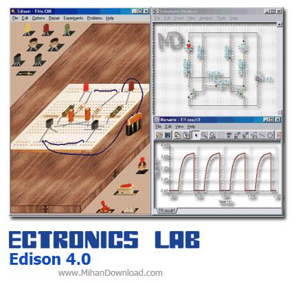 دانلود نرم افزار طراحی مدار الکترونیکی Edison 4.0
