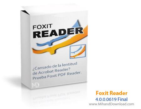 نرم افزار مخصوص اجرای کتاب ها و مجلات الکترونیکی Foxit Reader 4.0.0.0619 Final