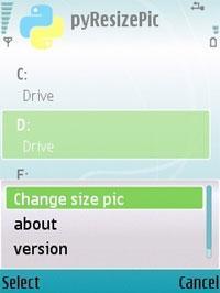نرم افزار موبايل نوكيا تغییر اندازه عکس ها در موبایل با Py Resizepic v1.0