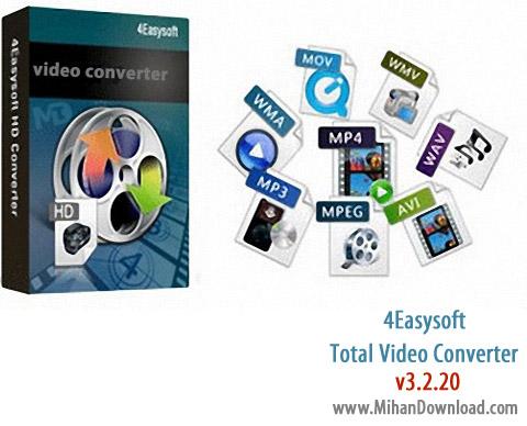 نرم افزار تبدیل فرمت فایل های صوتی و تصویری 4Easysoft Total Video Converter v3.2.20