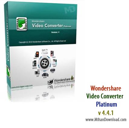 نرم افزار تبدیل فرمت قدرتمند Wondershare Video Converter Platinum 4.4.1