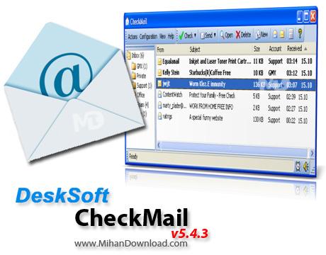 دانلود نرم افزار چک کردن سریع ایمیل CheckMail v5.4.3