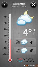 Offscreen Weather Touch v1.0 - پیش بینی وضعیت آب و هوا در تلفن همراهتان