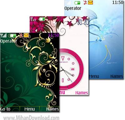 مجموعه 3 تم نوكيا سري 40 Nokia S40 Theme