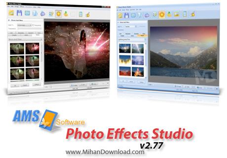 دانلود نرم افزار افکت گذاری روی عکس AMS Photo Effects Studio v2.77