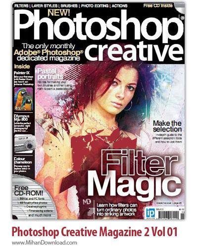 دانلود مجله آموزش فتوشاپ Photoshop Creative Magazine 2 - Vol 01