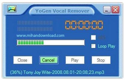 جدا سازی صدا از موزیک با YoGen Vocal Remover 3.0.3.2