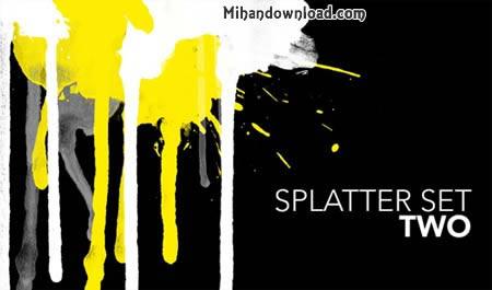 براش جديد و زيبا Splatter Photoshop Brushes