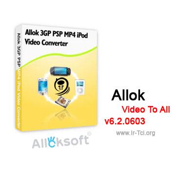 برنامه مبدل Allok 3GP PSP MP4 iPod Video Converter v6.2.0603