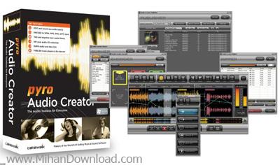 نرم افزاری قدرتمند برای ویرایش صوت Cakewalk Pyro AudioCreator v1.5.2