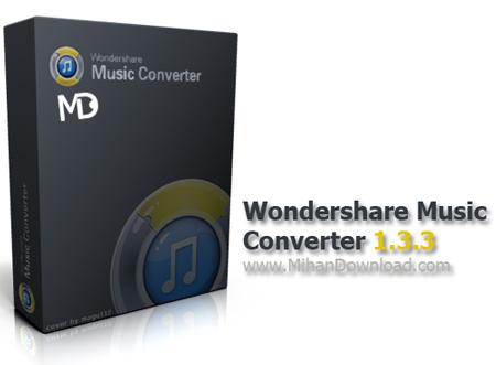 دانلود نرم افزار تبدیل فایل های صوتی Wondershare Music Converter v1.3.3