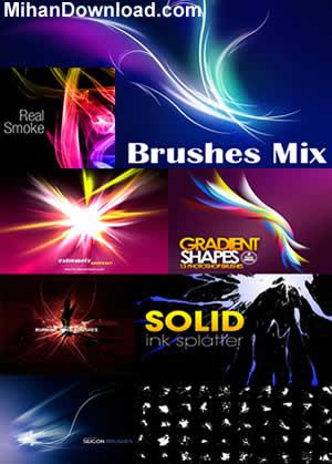 براش هاي جديد و فوق العاده Photoshop Brushes Mix