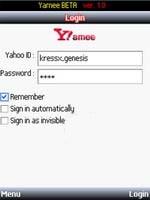 نرم افزار ياهو مسنجر براي موبايل - سري 60 ورژن 3 sYMan v0.3.0 Nokia S60v3