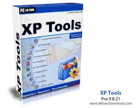 مجموعه ابزارهای مدیریت ویندوز ایکس پی در نرم افزار XP Tools Pro 9.8.21