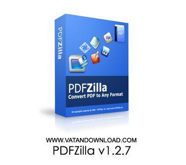 PDFZilla 1.2.7 - نرم افزار تبدیل فایل های PDF پی دی اف به هر نوع فرمتی