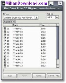 نرم افزار جدید تبدیل فرمت سی دی های آودیو - dandans cd convertor first version